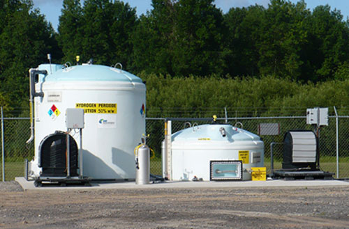 hydrogen peroxide dosing system